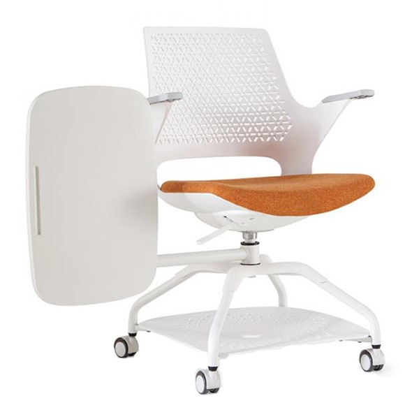 صندلی آموزشی دانشگاهی با دسته متحرک و سبد نگهداری وسایل