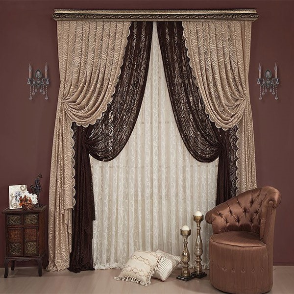 طرح پرده حال و پذیرایی