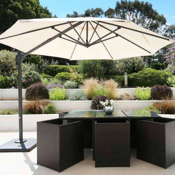 چتر لوکس باغی از نوع پایه کنار و بسیار با کیفیت