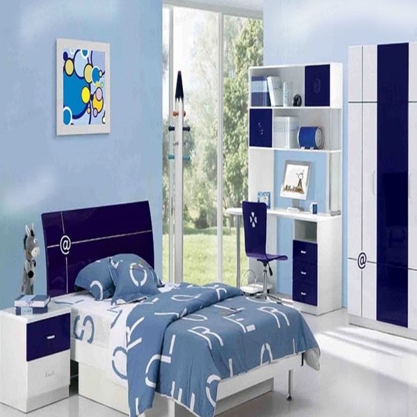 تخت خواب پسرانه و شیک به رنگ سرمه ای