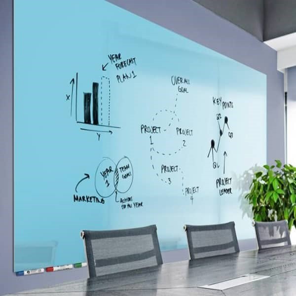 تخته وایت برد سفید-صندلی - میز