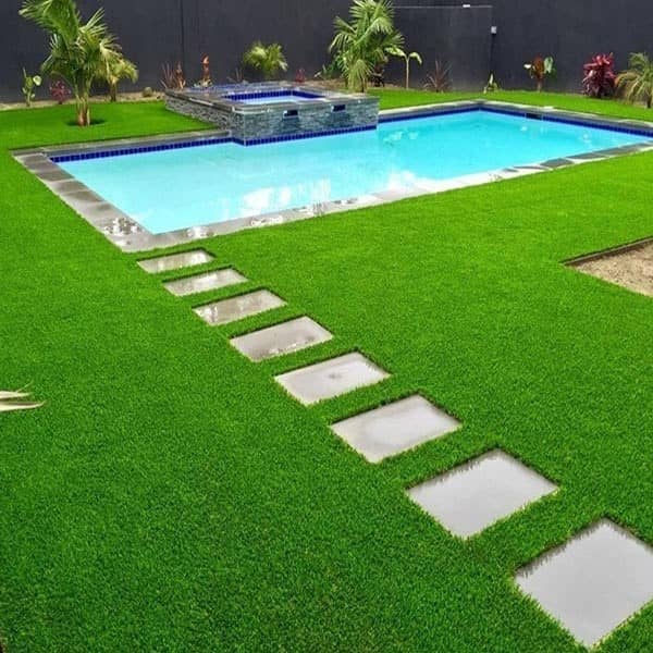 چمن مصنوعی-استخر