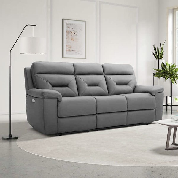 مبل سه نفره اداری طوسی