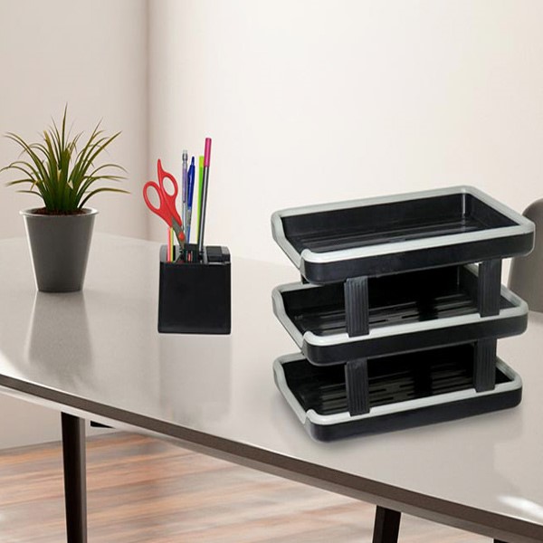 کازیه مشکی سه طبقه