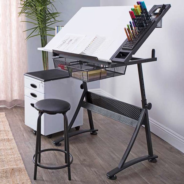 میز آموزشی مهندسی-صندلی پایه بلند