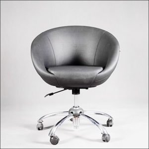 صندلی اداری با پایه چرخ دار