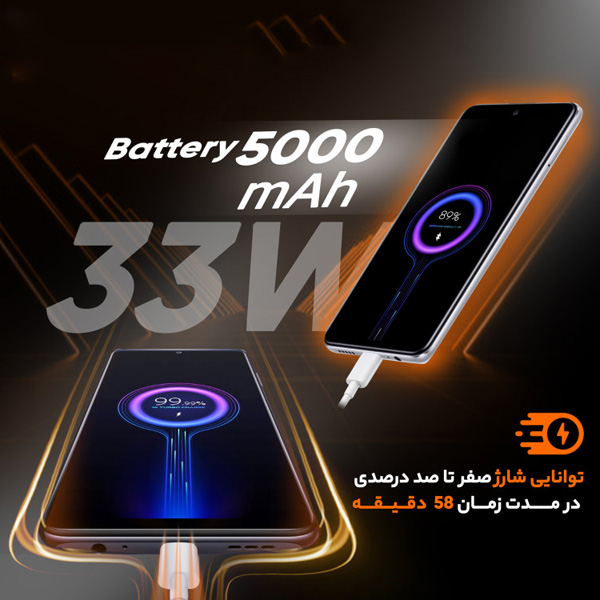 عملکرد باتری گوشی شیائومی مدل Redmi Note 11S