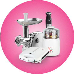 آیکون-دسته-بندی-لوازم-آماده-سازی-غذا-چرخ کوشت-ساندویچ ساز- مخلوط کن-گوشت کوب برقی