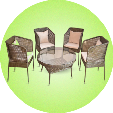 آیکون-دسته-بندی-مبل باغی و محوطه حصیری چهارنفره