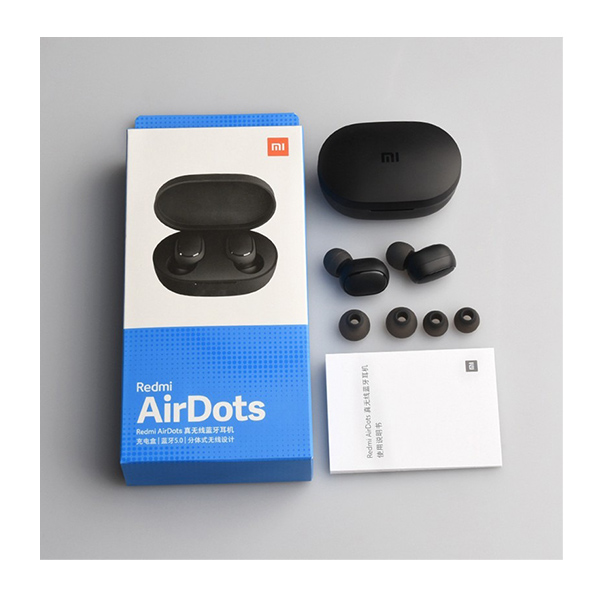 محتوایات داخل جعبه هندزفری شیائومی مدل redmi airdots