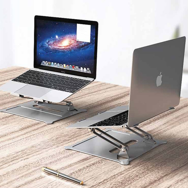 دو عدد لپتاپ و پایه نگهدارنده ارگو