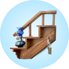 آیکون-دسته-بندی-تزئینات-دیواری-جاکلیدی چوبی طرح پلکان