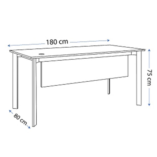 ابعاد میز کارمندی نیلپر مدل ODT551C