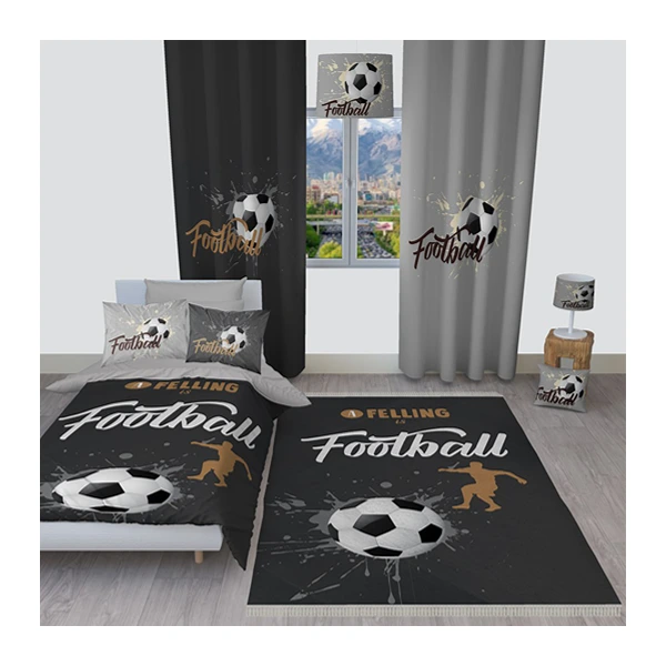 ست اتاق کودک با تم فوتبالی و رنگ مشکی