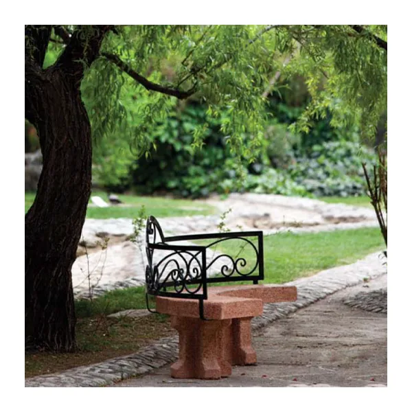 نیمکت قوسی کلاسیک دورا با پشتی فرفورژه مدل Bf101