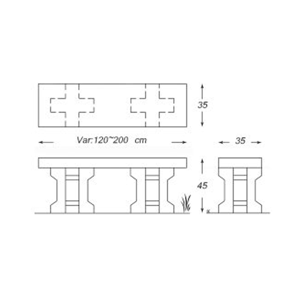 نیمکت تخت کلاسیک دورا حاشیه چوب مدل BW113