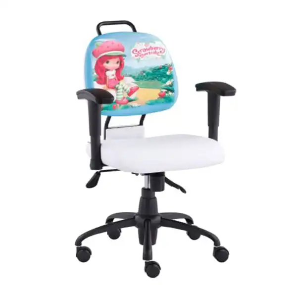 صندلی کودک و نوجوان طرح دار با پایه چرخ دار