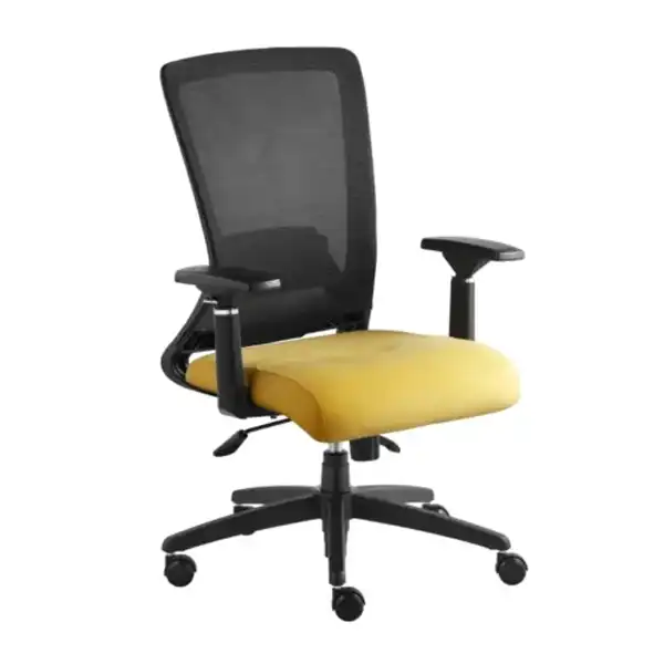 صندلی کارشناسی چرخ دار با قابلیت تنظیم انحنای کمر و ارتفاع