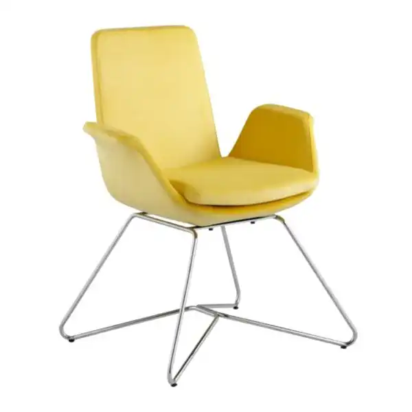 صندلی انتظار تک نفره با پایه ثابت