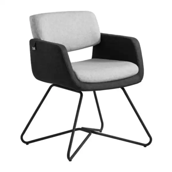 صندلی انتظار تک نفره با پایه ثابت