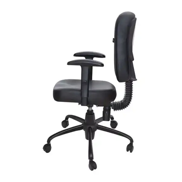 صندلی کامپیوتر کودک و نوجوان با روکش رنگ مشکی و پایه متحرک