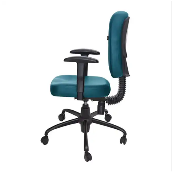 صندلی کامپیوتر کودک و نوجوان با روکش رنگ سبز و پایه متحرک