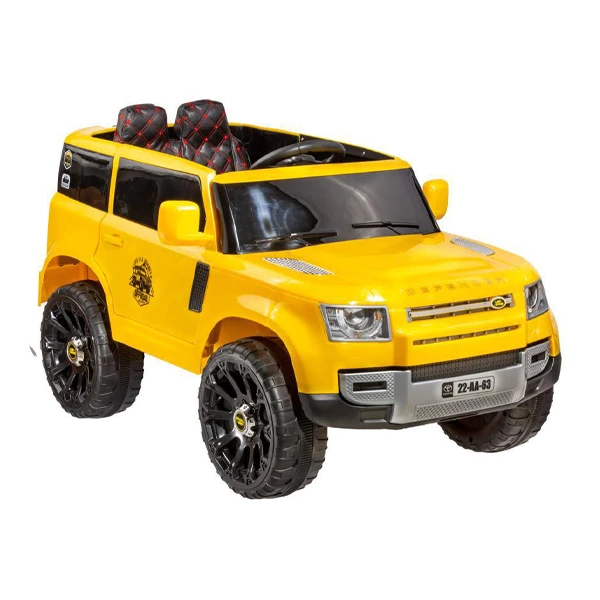 ماشین شارژی سپیده تویز مدل رنجرور DEFENDER زرد