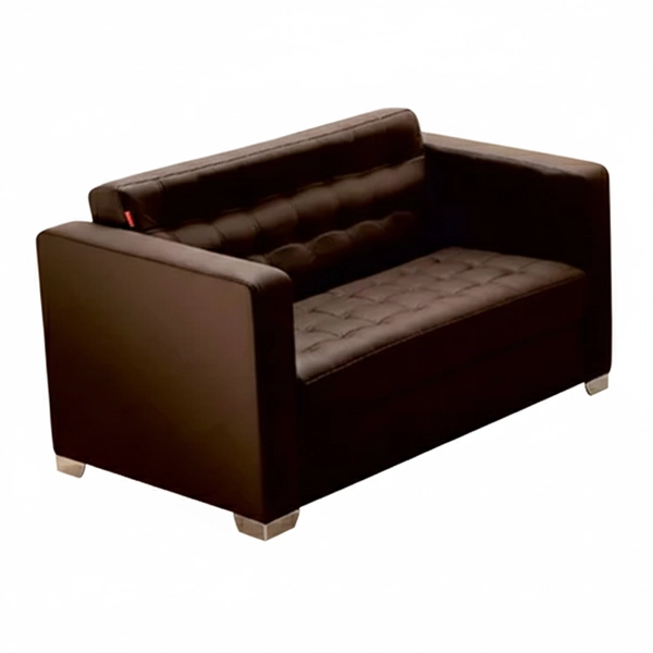 مبل اداری دو نفره با روکش چرم