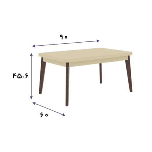 میز جلومبلی اداری نیلپر مدل HFC300