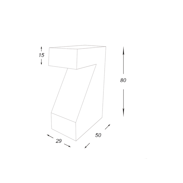 استند 7 دورا با سه چراغ مدل S409