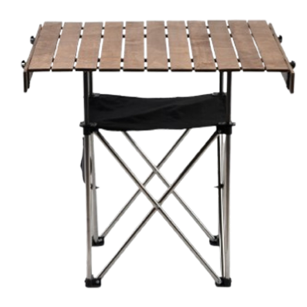 میز تاشو دو طبقه چوبی بزرگ چشمه نور مدل آراد C103A