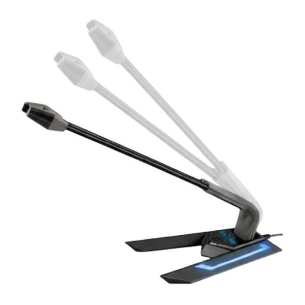 میکروفون گیمینگ فاکس ایکس ری با بازوی فلزی فنری و نورپردازی آبی