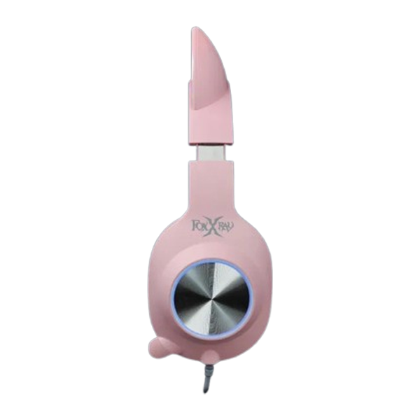 کیبورد گیمینگ فاکس ایکس ری رنگ صورتی گوش گربهای