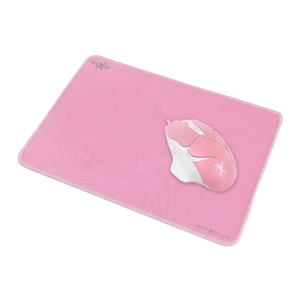 ماوس پد گیمینگ صورتی دو دوز