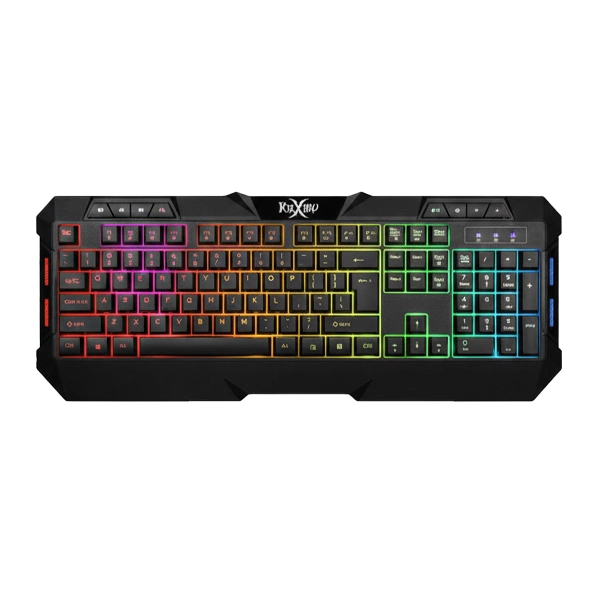 کیبورد گیمینگ فاکس ایکس ری با نورپردازی رنگین کمانی